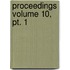 Proceedings Volume 10, Pt. 1