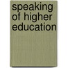 Speaking Of Higher Education door Jason Johnson