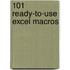 101 Ready-to-use Excel Macros