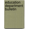 Education Department Bulletin door University of the State of New York