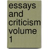Essays and Criticism Volume 1 door St George Jackson Mivart