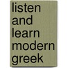 Listen and Learn Modern Greek door Procope S. Costas