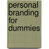 Personal Branding For Dummies door Susan Chritton