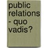 Public Relations - quo vadis?