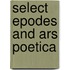Select Epodes and Ars Poetica