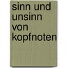 Sinn und Unsinn von Kopfnoten by Daniela Kirchert
