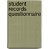Student Records Questionnaire