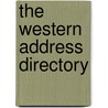 The Western Address Directory by W.G. (William Gilman) Lyford