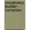 Vocabulary Builder - Romanian door Eurotalk Ltd