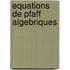 Equations de Pfaff algebriques