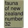 Fauna of New Zealand Number 32 door A.C. Harris
