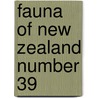 Fauna of New Zealand Number 39 door Otago Museum