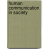 Human Communication in Society door Judith N. Martin