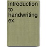 Introduction to Handwriting Ex door Russell R. Bradford