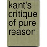 Kant's Critique of Pure Reason door James R. O'Shea