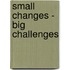 Small Changes - Big Challenges