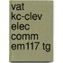 Vat Kc-Clev Elec Comm Em117 Tg