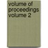 Volume of Proceedings Volume 2