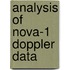Analysis of Nova-1 Doppler Data