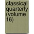 Classical Quarterly (Volume 16)
