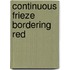 Continuous Frieze Bordering Red