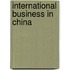 International Business in China