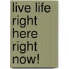 Live Life Right Here Right Now! door Carole Lewis