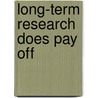 Long-Term Research Does Pay Off door United States Government