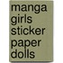 Manga Girls Sticker Paper Dolls