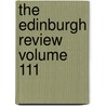 The Edinburgh Review Volume 111 by Sydney Smith