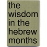 The Wisdom in the Hebrew Months door Zvi Ryzman