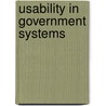 Usability in Government Systems door Elizabeth Buie