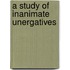 A Study of Inanimate Unergatives