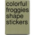 Colorful Froggies Shape Stickers