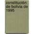 Constitución de Bolivia de 1995