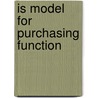 Is Model For Purchasing Function door Anniwa Abulizi