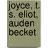 Joyce, T. S. Eliot, Auden Becket