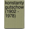 Konstanty Gutschow (1902 - 1978) door Sylvia Necker