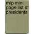 M/P Mini Page List Of Presidents