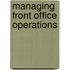Managing Front Office Operations