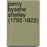 Percy Bysshe Shelley (1792-1822) by F. W. Orde 1843-1922 Ward