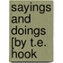 Sayings and Doings [By T.E. Hook