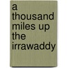 A Thousand Miles Up the Irrawaddy by Fl 1879 Officer
