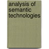 Analysis of Semantic Technologies door Solomon Nega Dagnachew