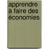 Apprendre à faire des économies