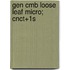 Gen Cmb Loose Leaf Micro; Cnct+1s