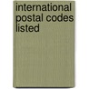 International Postal Codes Listed by M.B. Thomas