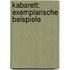 Kabarett: Exemplarische Beispiele