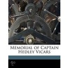 Memorial of Captain Hedley Vicars by The Catherine Marsh