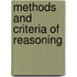 Methods And Criteria Of Reasoning